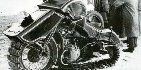 Sapore di Futuro: Moto impossibili, Front Track Motorcycle cingolato (1937)