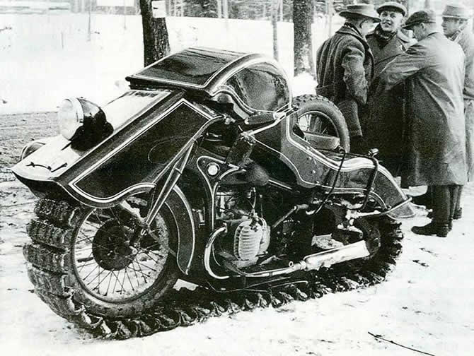 Front Track Motorcycle cingolato (1937)