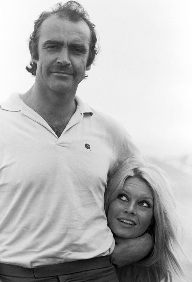 Sean Connery e Brigitte Bardot (1976)