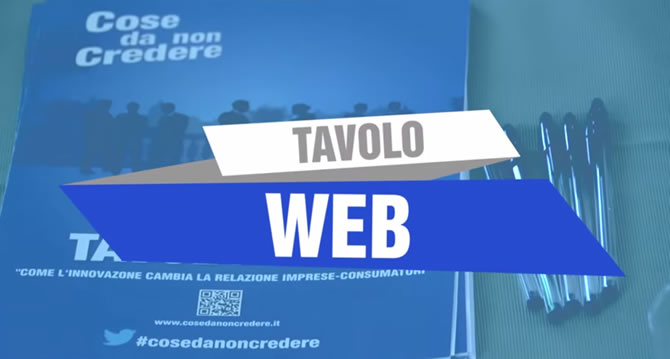 Cosedanoncredere 2015 - Tavolo Web