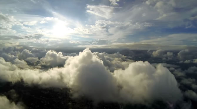 Drone a 1500 m di altitudine