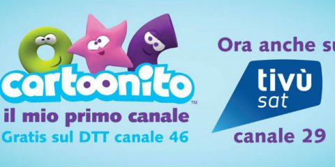 Su tivùsat arriva Cartoonito, il canale tv dedicato ai bambini