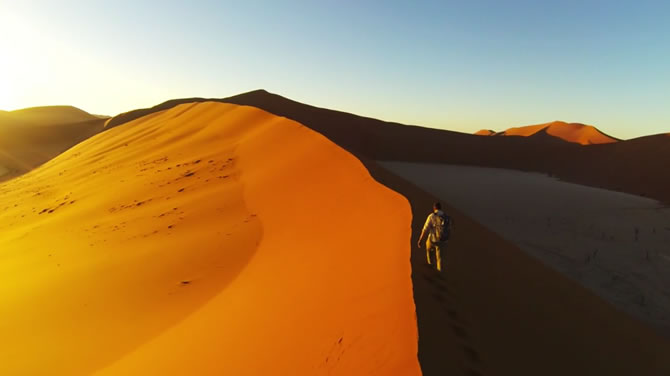 la Namibia, terra di sogno vista dal drone