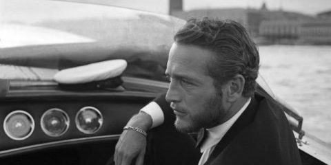 Paul Newman a Venezia per la Mostra del Cinema (1963)