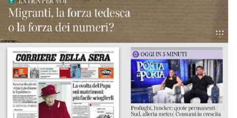 Ecco la nuova edizione digitale del Corriere della Sera