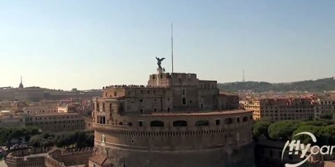 La fortezza con le ali: Castel Sant’Angelo visto dal drone
