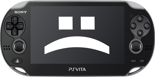 PlayStation Vita triste