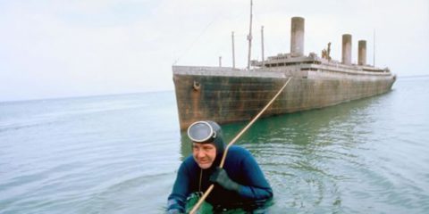 Dietro le scene: Una pausa di lavorazione del film Titanic (1997)