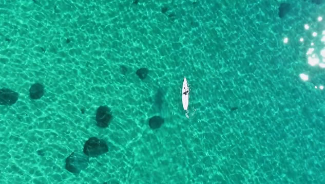 . Sierra Nevada: il lago Tahoe visto dal drone