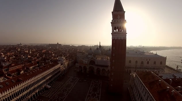 Venezia e la sua fiaba vista dal drone