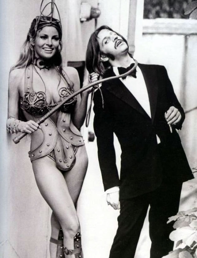 Raquel Welch e Ringo Starr sul set di The Magic Christian (1969)