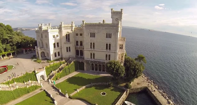 Il castello del Miramare a Trieste