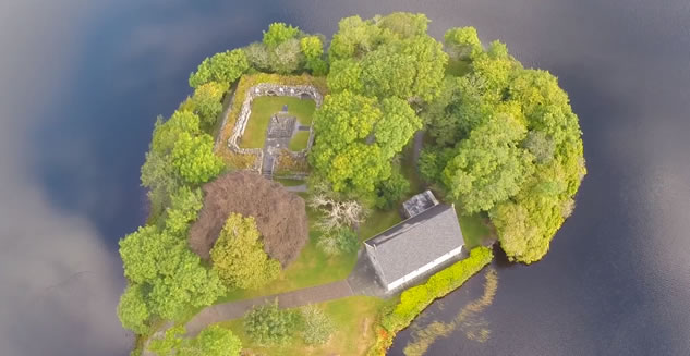 La città di Cork (Irlanda) vista dal drone