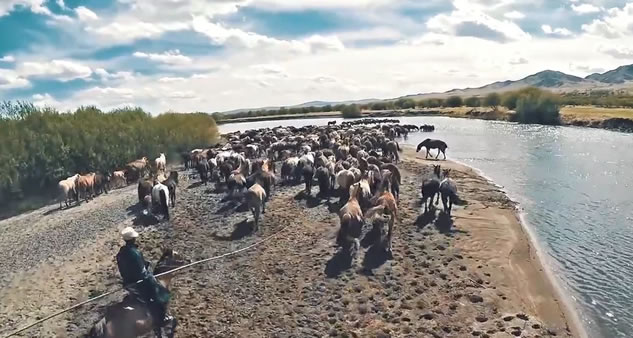 video droni mongolia