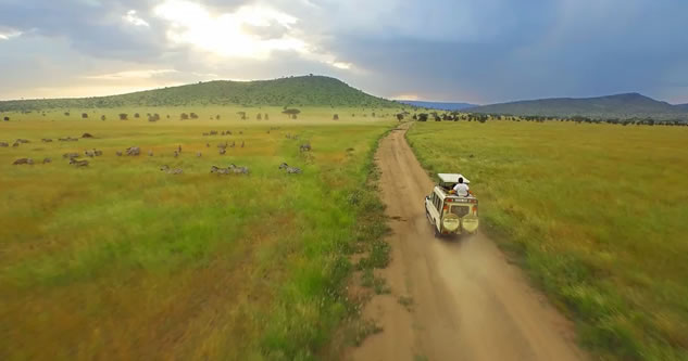 Tanzania: le bellezze del Serengeti viste dal drone