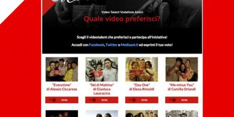 Vodafone premiata per la campagna 4G di Amici