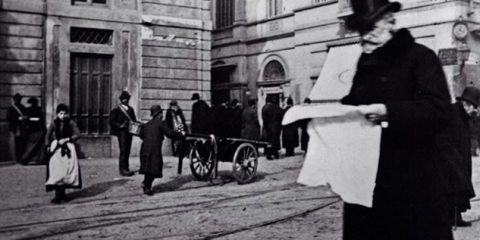Va, pensiero: Giuseppe Verdi a passeggio in Piazza della Scala a Milano (1889)