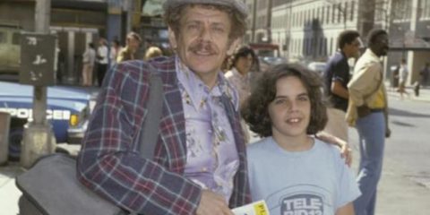 Ben Stiller a 13 anni a spasso con il papà Jerry Stiller (1978)