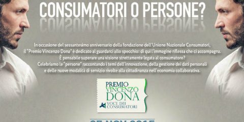 Premio Dona, ‘Consumatori o persone?’. Il 27 novembre appuntamento a Roma