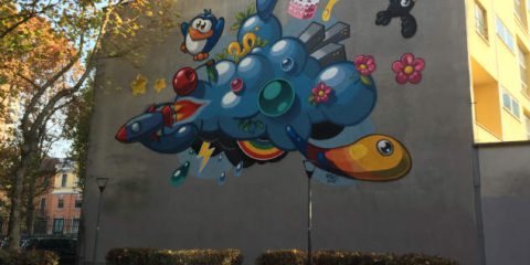 Streetart: Twt regala un murales di Pao alla Città di Milano