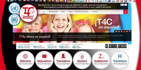 Translators4children: primo sito al mondo per tradurre cartelle cliniche pediatriche