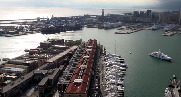 Genova vista dal drone