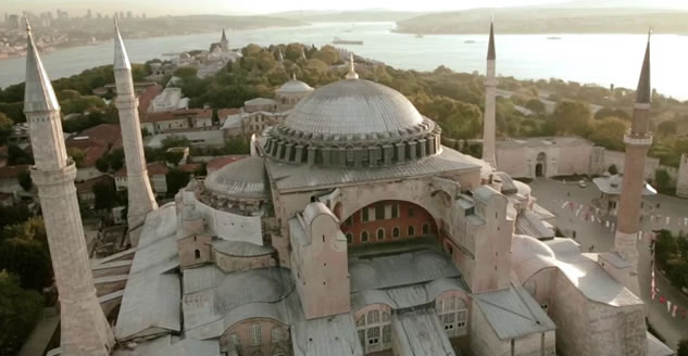 Istanbul vista dal drone