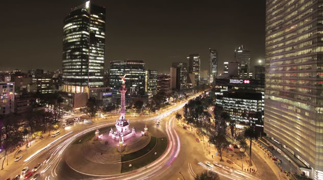 Città del Messico vista dal drone