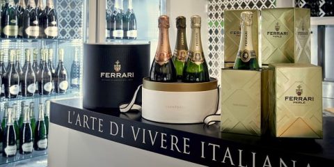 Cantine Ferrari: terzo “spazio bollicine” in un aeroporto