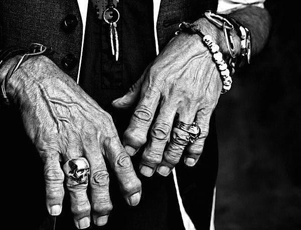 Le mani Keith Richards (Rolling Stones)