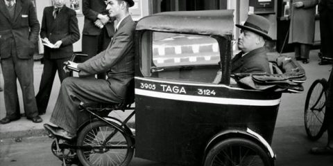Razionamento del carburante: Ciclo taxi artigianale a Copenaghen durante l’occupazione nazista