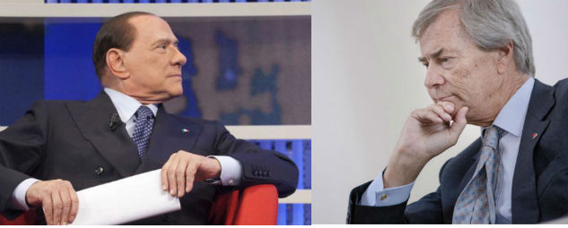 Berlusconi e Bollorè
