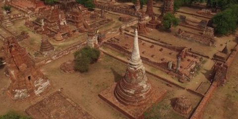 Video Droni. Ayuthaya, antica capitale della Tailandia, vista dal drone