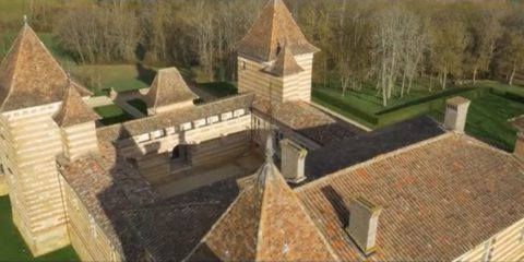 Video droni. Il Castello di Laréole (Alta Garonna, Francia) visto dal drone