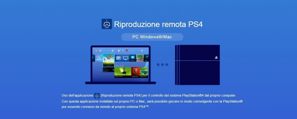 Riproduzione remota PS4 - PC