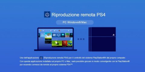 Disponibile la Riproduzione Remota da PlayStation 4 a PC