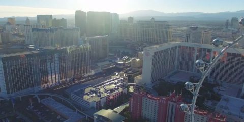Video droni. Las Vegas vista dal drone (timelapse)