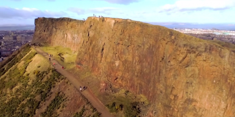 Video droni. Edimburgo vista dal drone