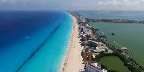 Video droni. Cancun (Messico) vista dal drone