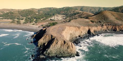 Video droni. Mori Point (California) vista dal drone