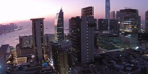 Video droni. Hong Kong (Cina) vista dal drone