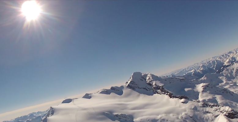 montagne americane viste dal drone