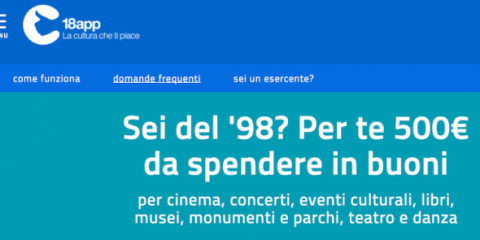 18app al debutto: luci e ombre del bonus cultura