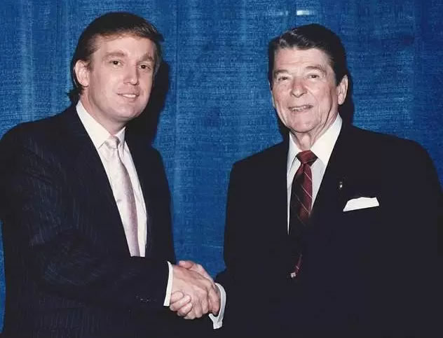 Donald Trump e Ronald Reagan