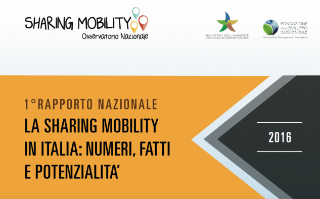 1^report-bike sharing-car sharing-carpooling Italia