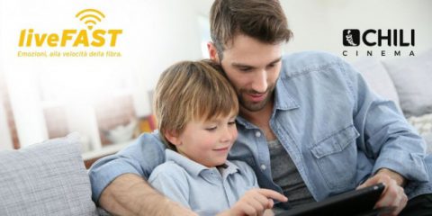 Festa del papà, Fastweb regala bonus da 10 euro da utilizzare su Chili