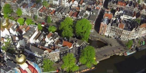 Videodroni. Amsterdam e Barcelona viste dal drone