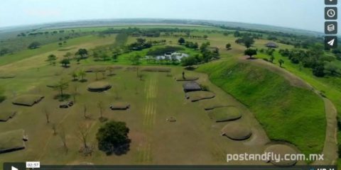 Videodroni. Il sito archeologico di Huasteca (Messico) visto dal drone