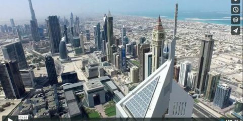 Videodroni. Dubai vista dal drone