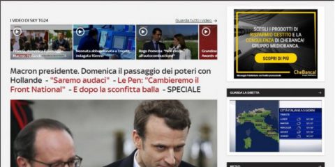 Skytg24.it si rinnova, migliorata la user experience da smartphone e nuova veste grafica